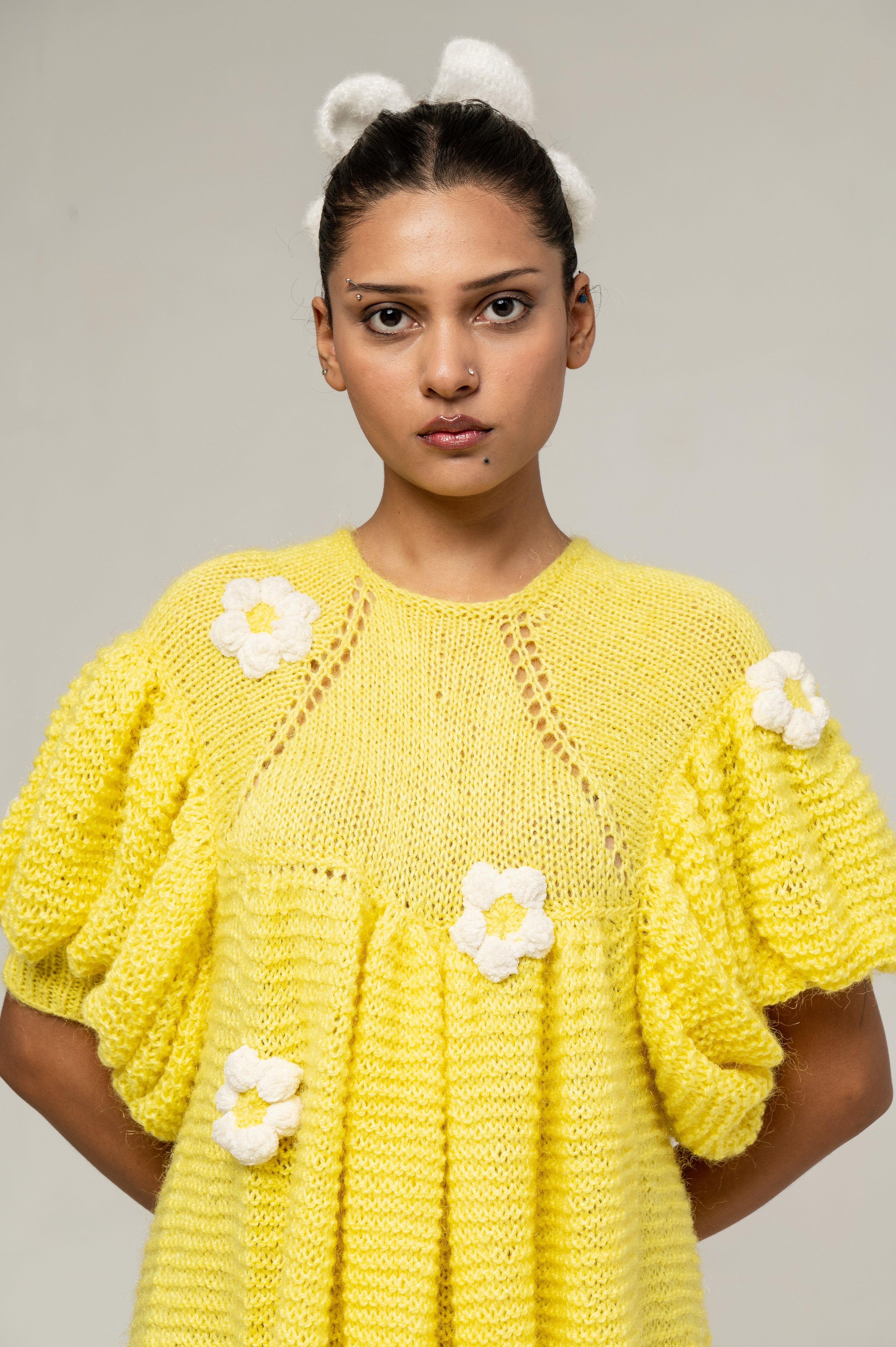HANDKNITTED SUNSHINE DRESS