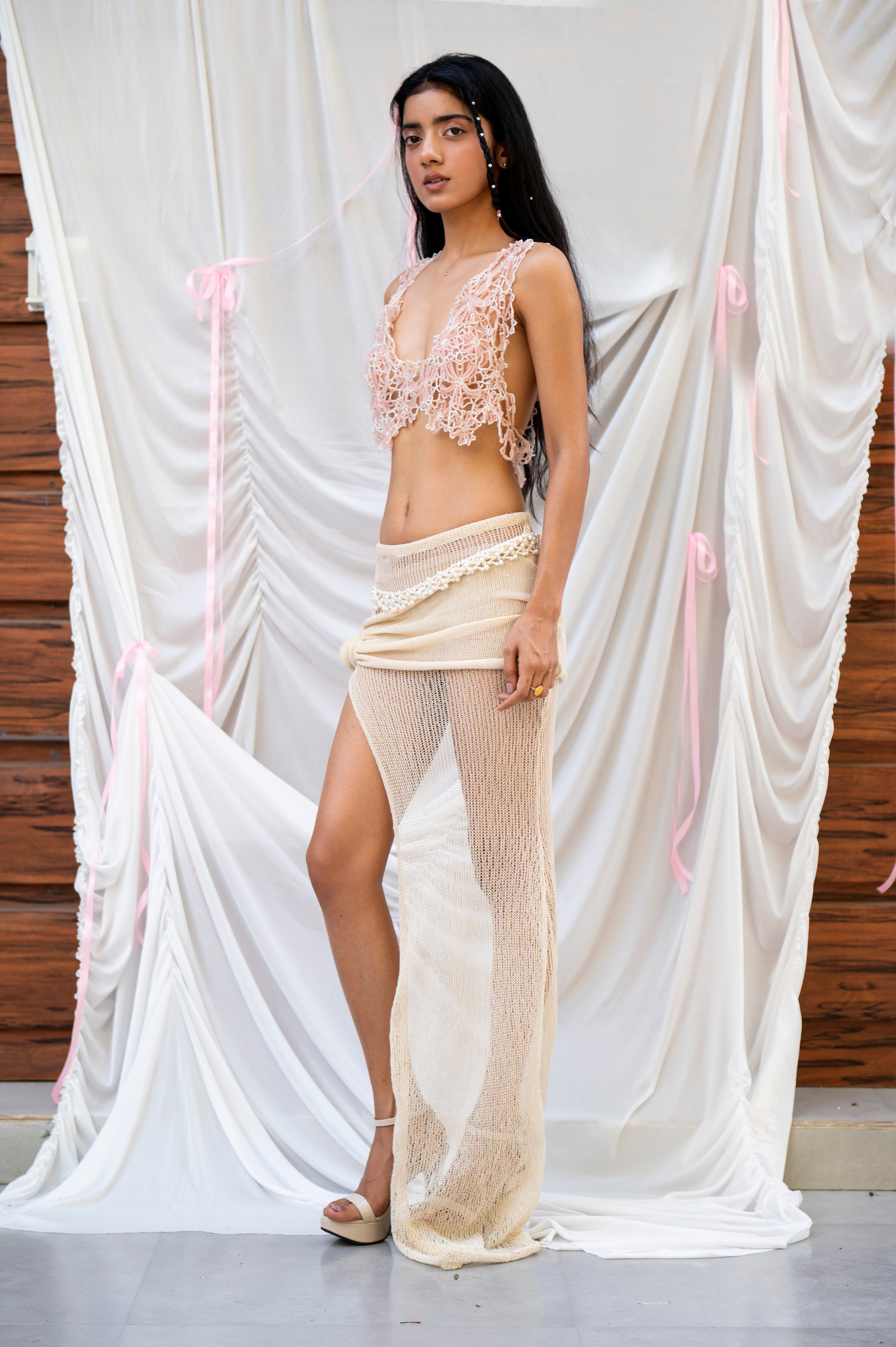 I'M TOO DELICATE- BEADED TOP