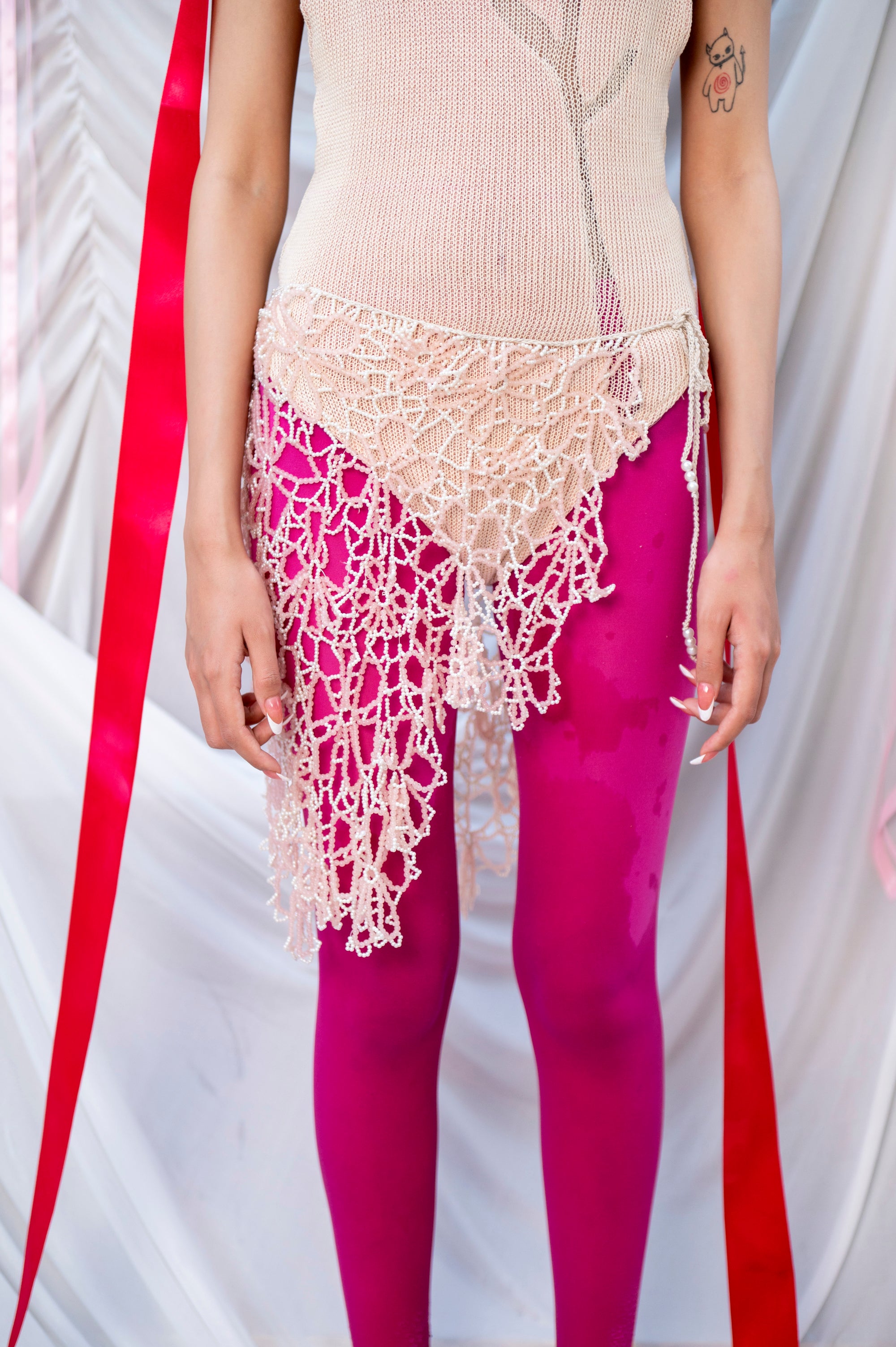 I'M TOO DELICATE- BEADED SKIRT