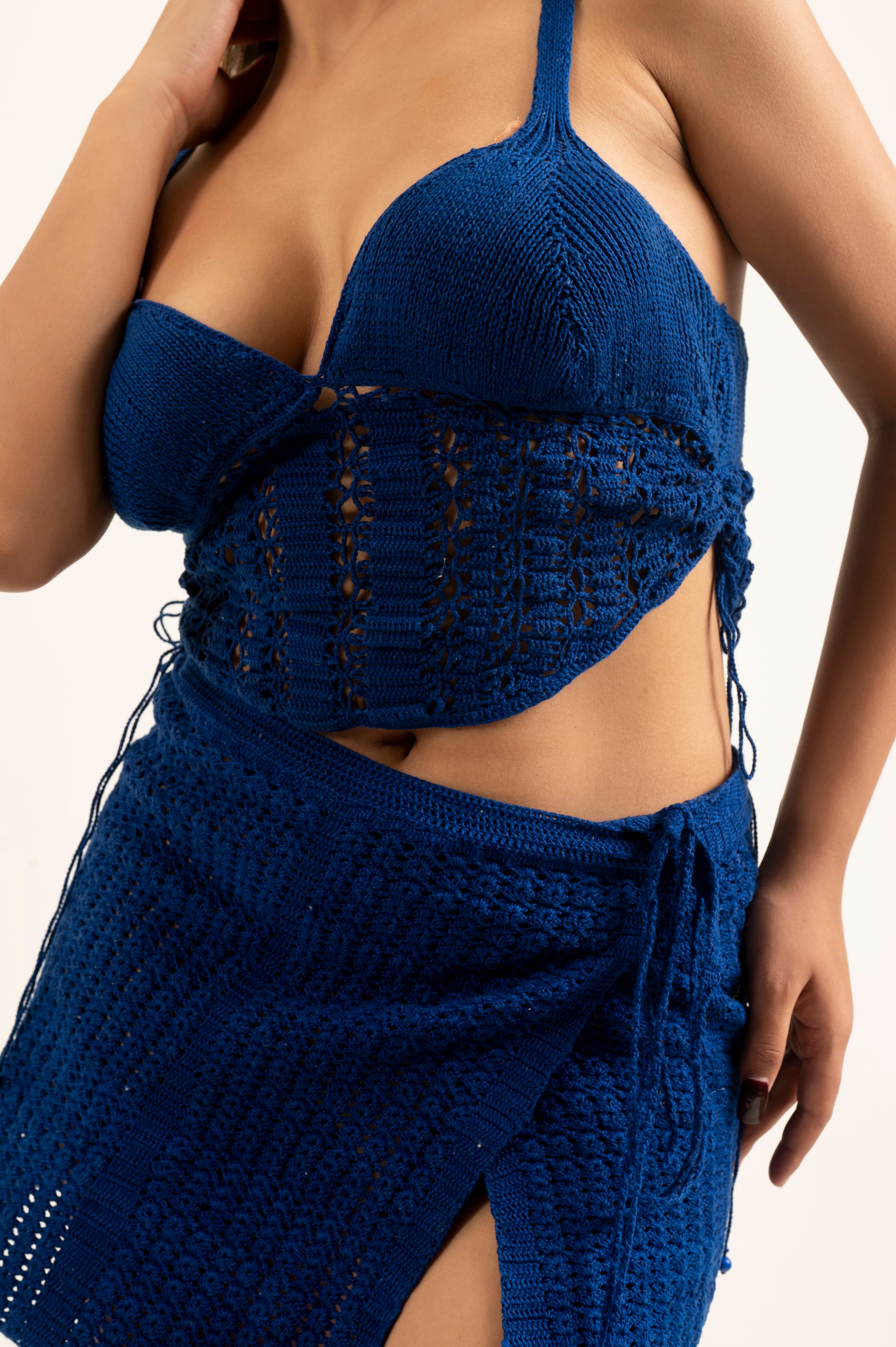 STELLA HANDKNITTED BRALETTE